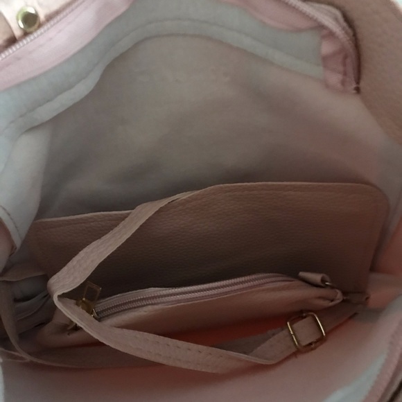 4 PIECE TOTE SHOULDER WRISTLET WALLET HANDBAG SET - Picture 11 of 16